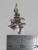 Long Life chinese symbol sterling silver charm .925 Characters detail