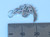 Love - Chinese Character Symbol sterling silver charm .925 charms side view