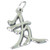 Prosperity Chinese symbol sterling silver charm .925 x 1 charms