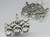 Hugs and Kisses sterling silver charm .925 XOXO additional view