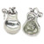Pear Joy sterling silver charm pendant .925 x 1 Fruit with Meaning