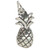 Pineapple Gentleness silver charm pendant Fruit with Meaning additional view
