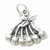 Cherries Kindness sterling silver charm .925 Cherry charms additional view