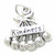 Cherries Kindness sterling silver charm .925 Cherry charms alternate view