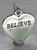 BELIEVE sterling silver charm pendant .925 Belief charms additional view