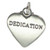 DEDICATION sterling silver charm pendant .925 x 1 Determination charms