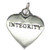 INTEGRITY sterling silver charm pendant .925 Respect charms
