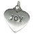 JOY sterling silver charm pendant .925 x 1 Happiness charms