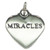 MIRACLES sterlng silver charm pendant .925 Prayer charms