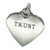 TRUST sterling silver charm pendant .925 x 1 Belief charms