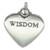 WISDOM sterling silver charm pendant .925 Wise charms