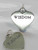 WISDOM sterling silver charm pendant .925 x 1 Wise charms image 6