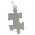 Puzzle piece sterling silver charm .925 x 1 Pieces Puzzles charms
