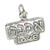 Hebrew Love sterling silver charm .925 x 1 Loving caring charms