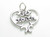Faith sterling silver charm .925 x 1 Caring Loving charms Belief charms additional view