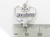Precious sterling silver charm .925 x 1 Caring Love charms pendants detail