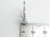 Forever heart sterling silver charm .925 Eternity Love charms size example