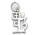 Chinese Happiness small sterling silver charm .925 x 1 Happy charms
