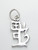 Chinese Happiness small sterling silver charm .925 Happy charms additional view