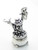 Leprechaun in a pot of gold sterling silver charm .925 Irish charms alternate view