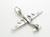 Bomber sterling silver charm .925 x 1 Aircraft and Bombers charms image 7