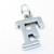 Letter F Initial F sterling silver charm .925 Initials charms additional view