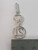 21st Birthday yale key sterling silver charm .925 x 1 Twenty First charms detail