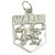 Wales Crest - Welsh sterling silver charm .925 x 1 Cymru charms