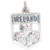 Ireland Crest sterling silver charm .925 x 1 Irish charms