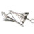 Concorde sterling silver charm .925 Concord Supersonic jet charm