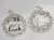 21st birthday fancy fob sterling silver large pendant charm .925 alternate view