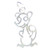 Mouse sterling silver charm .925 Mice and Mouses Charms