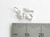 Squirrel sterling silver charm .925 x 1 Sqirrel Squirels Squirrels charms detail