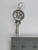 18th Birthday yale key sterling silver charm .925 Eighteenth Birthdays J3 size example