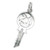 21st Birthday yale key sterling silver charm .925 x 1 Twenty First charms K1