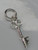Initial F Letter F Small sterling silver key charm .925 x 1 Letters additional view