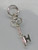 Initial H Letter H Small sterling silver key charm .925 Letters additional view