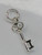 Initial I Letter I Small sterling silver key charm .925 Letters additional view