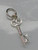 Initial K Letter K Small sterling silver key charm .925 Letters additional view