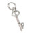 Initial P Letter P Small sterling silver key charm .925 Letters