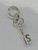 Initial S Letter S Small sterling silver key charm .925 x 1 Letters additional view
