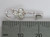 Initial T Letter T Small sterling silver key charm .925 Letters detail