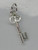 Initial U Letter U Small sterling silver key charm .925 x 1 Letters additional view