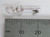 Initial V Letter V Small sterling silver key charm .925 Letters detail