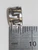 Bead sterling silver charm spacer .925 Beads charms spacers -B9 side view