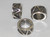 Bead sterling silver charm spacer .925 x 1 Beads charms spacers -B22 size example