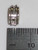 Bead sterling silver charm spacer .925 Beads charms spacers -B23 side view