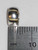 Bead sterling silver charm spacer .925 Beads charms spacers -B33 side view