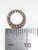 Bead sterling silver charm spacer .925 Beads charms spacers -B43 size example