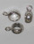 Bead sterling silver charm spacer Converter .925 Converters spacers C1 size example